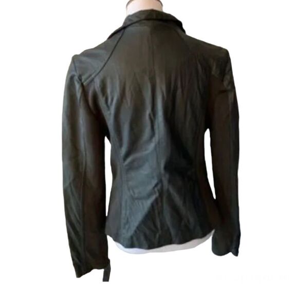 🆕 RD Rhonda Faux Leather Jacket with Knit Sides size L - Picture 5 of 7